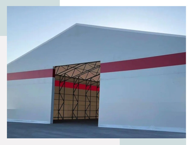 Быстровозводимые ангары в Баксане