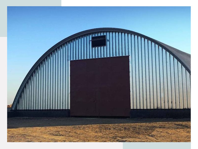 Арочные ангары в Баксане