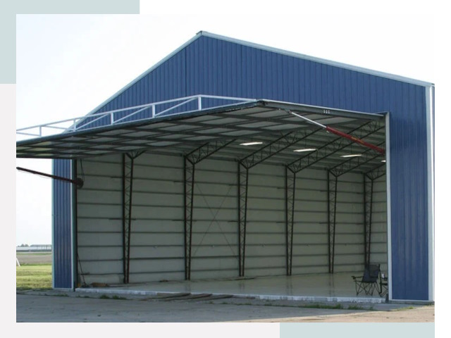 Прямо стенные ангары в Баксане