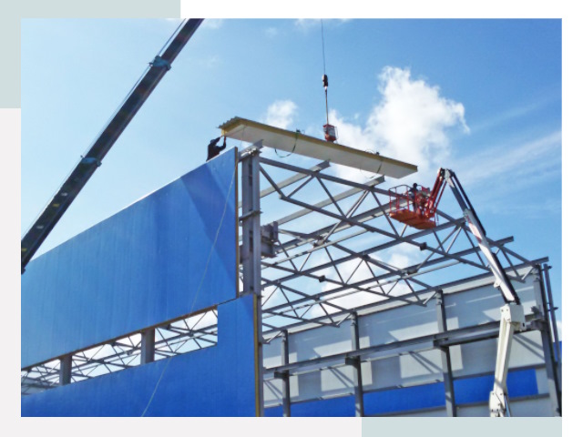 Монтаж сэндвич-панелей в Баксане