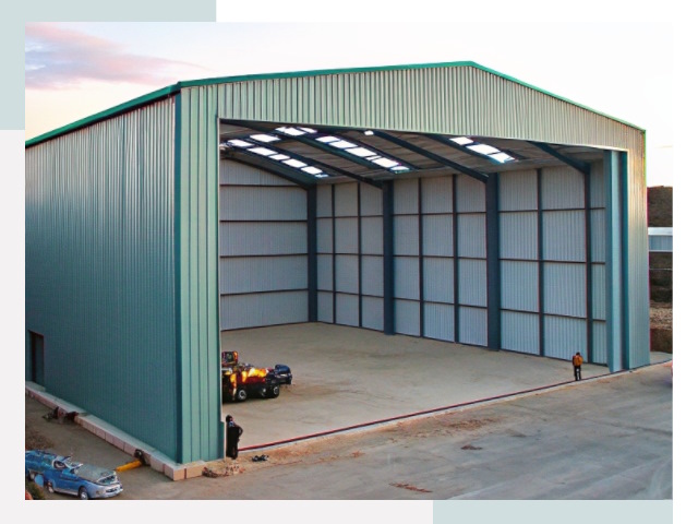 Строительство ангаров в Баксане